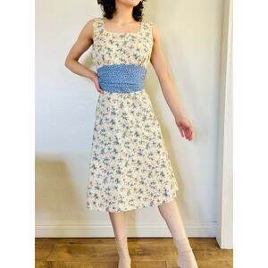 Vintage Western Floral Dress